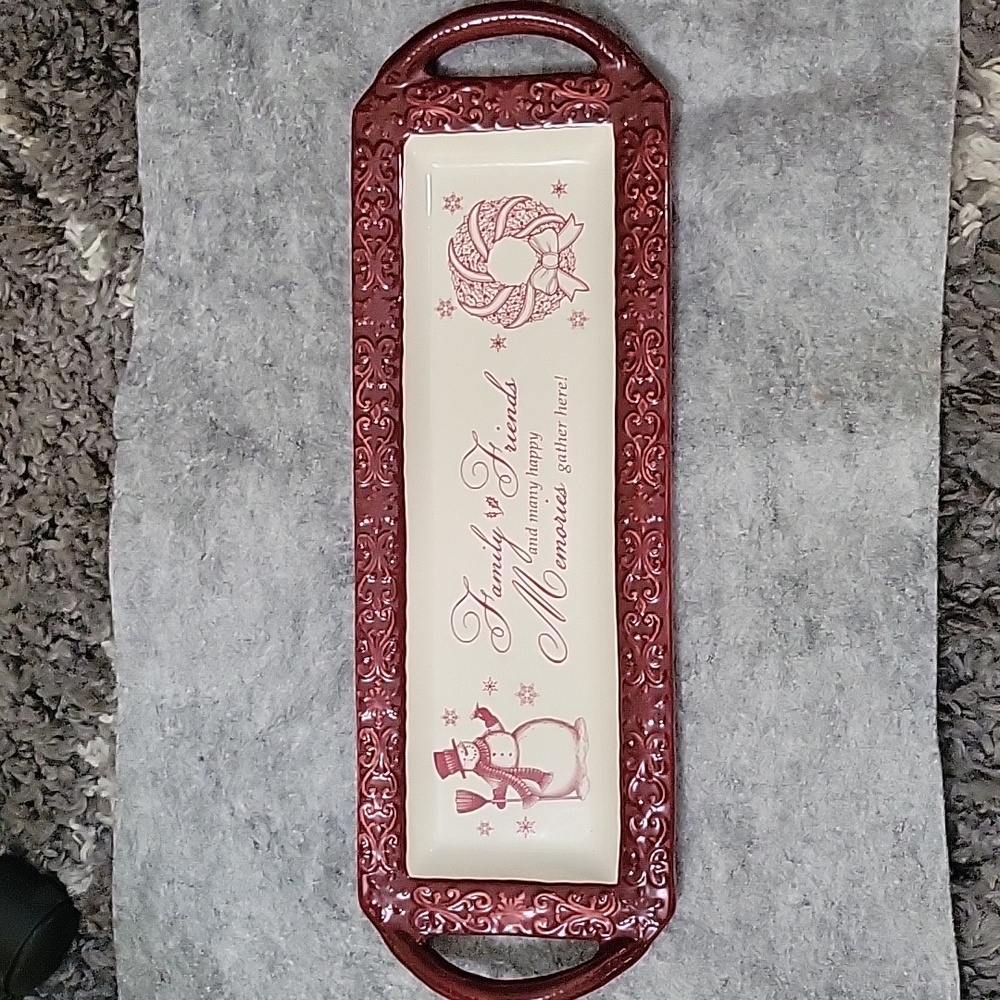 LTD Commodities Christmas Platter EUC